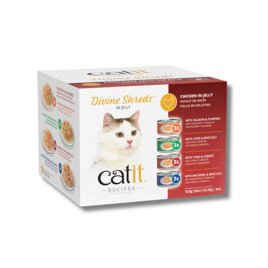 Catit Devine Shreds Chicken in Jelly Multipack