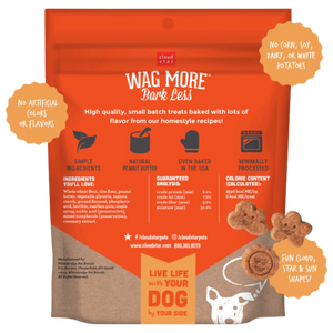 Cloud Star Wag More Bark Less Soft and Chewy Treat Creamy Peanut Butter