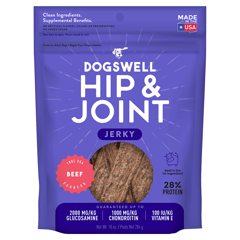 Dogswell Hip and Joint Jerky Treats Beef - 10 oz