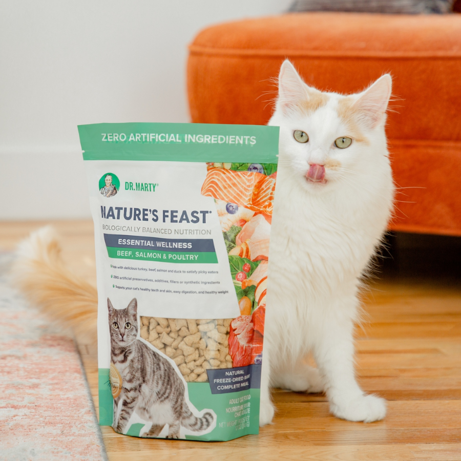 Dr. Marty Nature's Feast Essential Wellness Beef, Salmon and Poultry for Cats