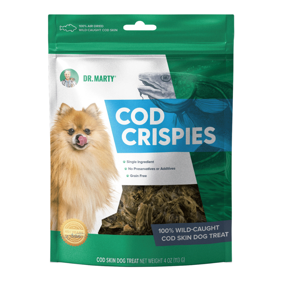 Dr. Marty Cod Crispies Dog Treats - 4 oz