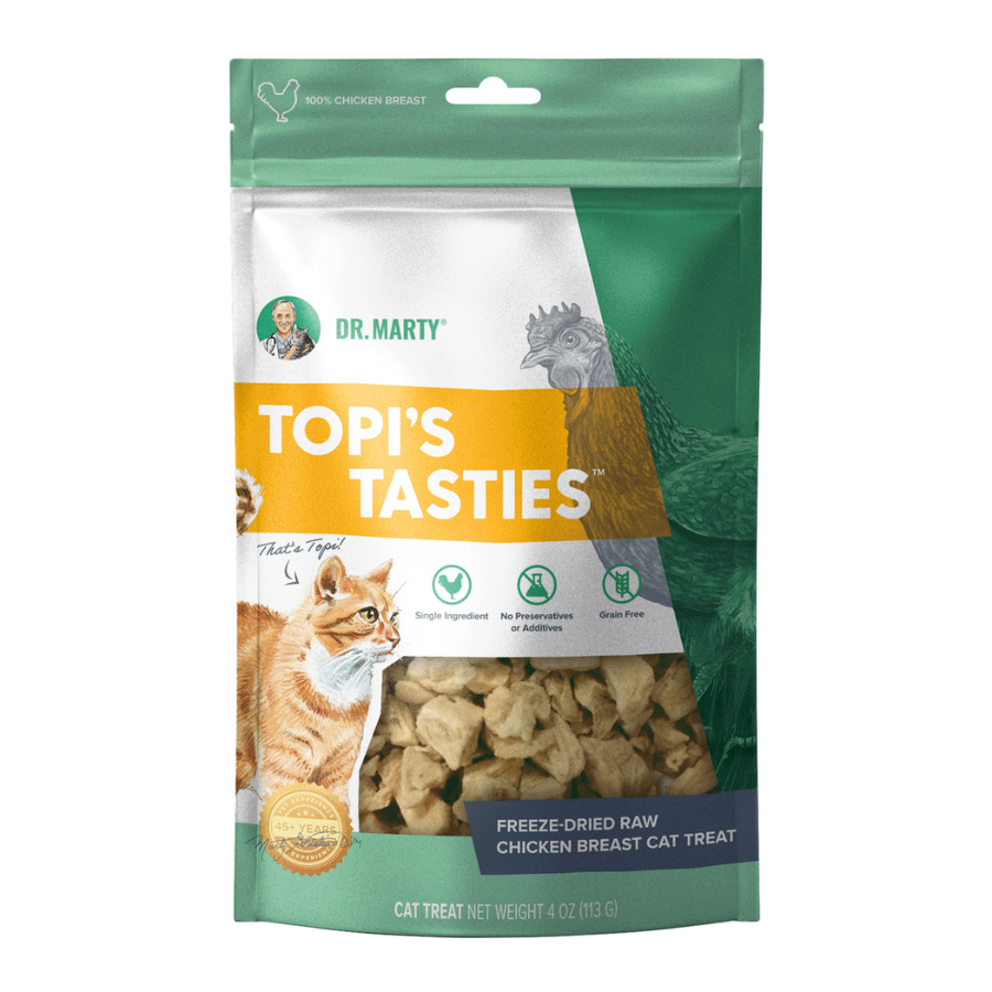 Dr. Marty Topi's Tasties Chicken Breast Cat Treats - 4 oz