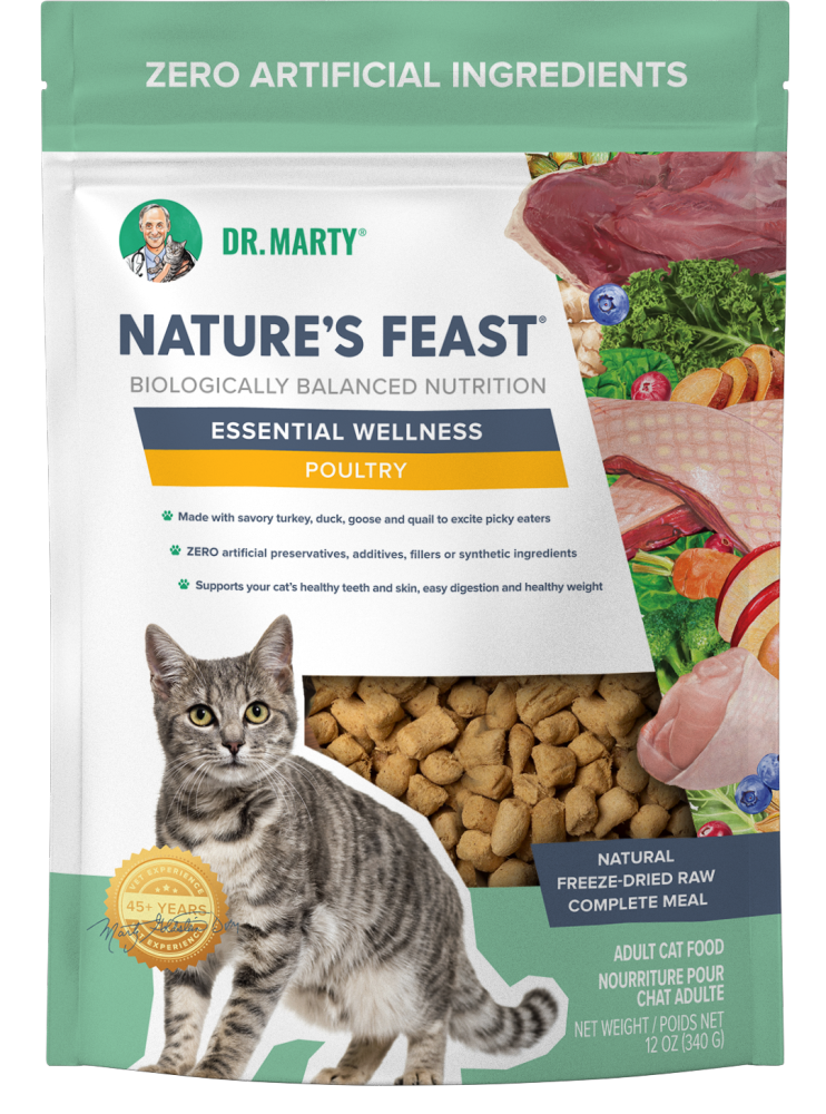 Dr. Marty Nature's Feast Essential Wellness Poultry for Cats