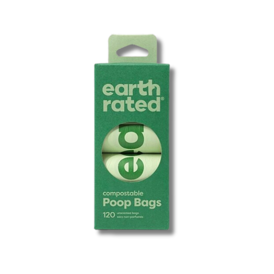 Earth Rated Compostable Poop Bag Refills Unscented - 120 Bags