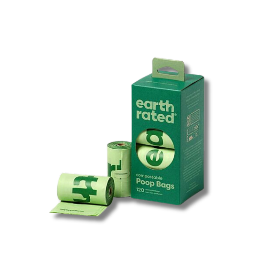 Earth Rated Compostable Poop Bag Refills Unscented - 120 Bags