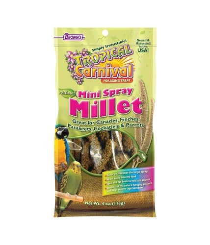 Brown's Tropical Carnival Natural Mini Spray Millet