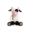 FabDog Floppies Cow Plush Dog Toy