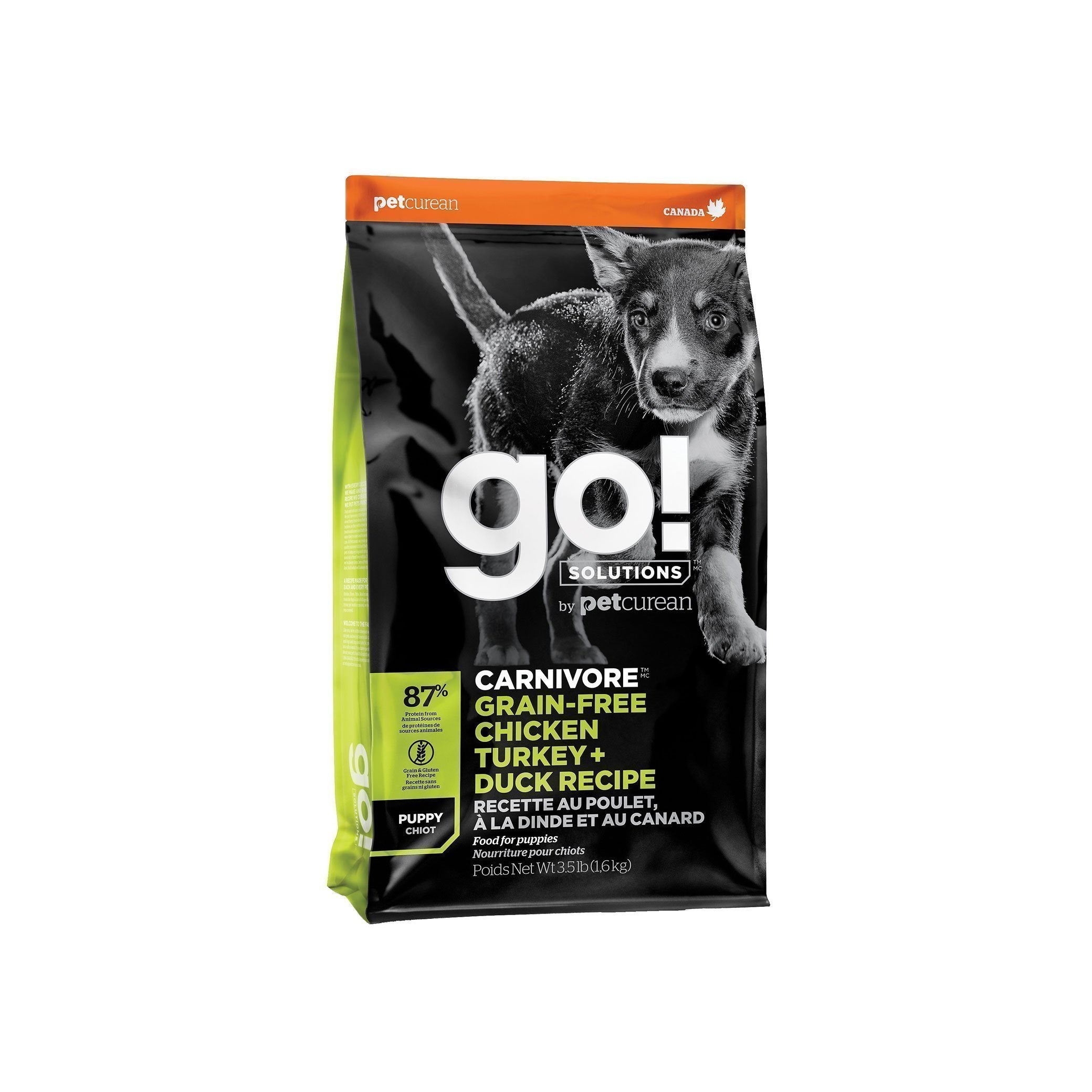 Go! Solutions Carnivore Grain-Free Chicken, Turkey and Duck Puppy Recipe