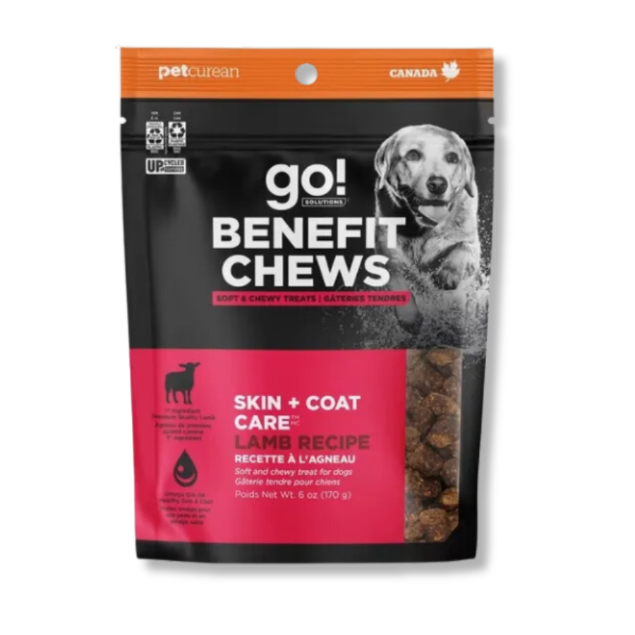 Go! Solutions Benefit Chews Skin and Coat Care Lamb Treats - 6 oz