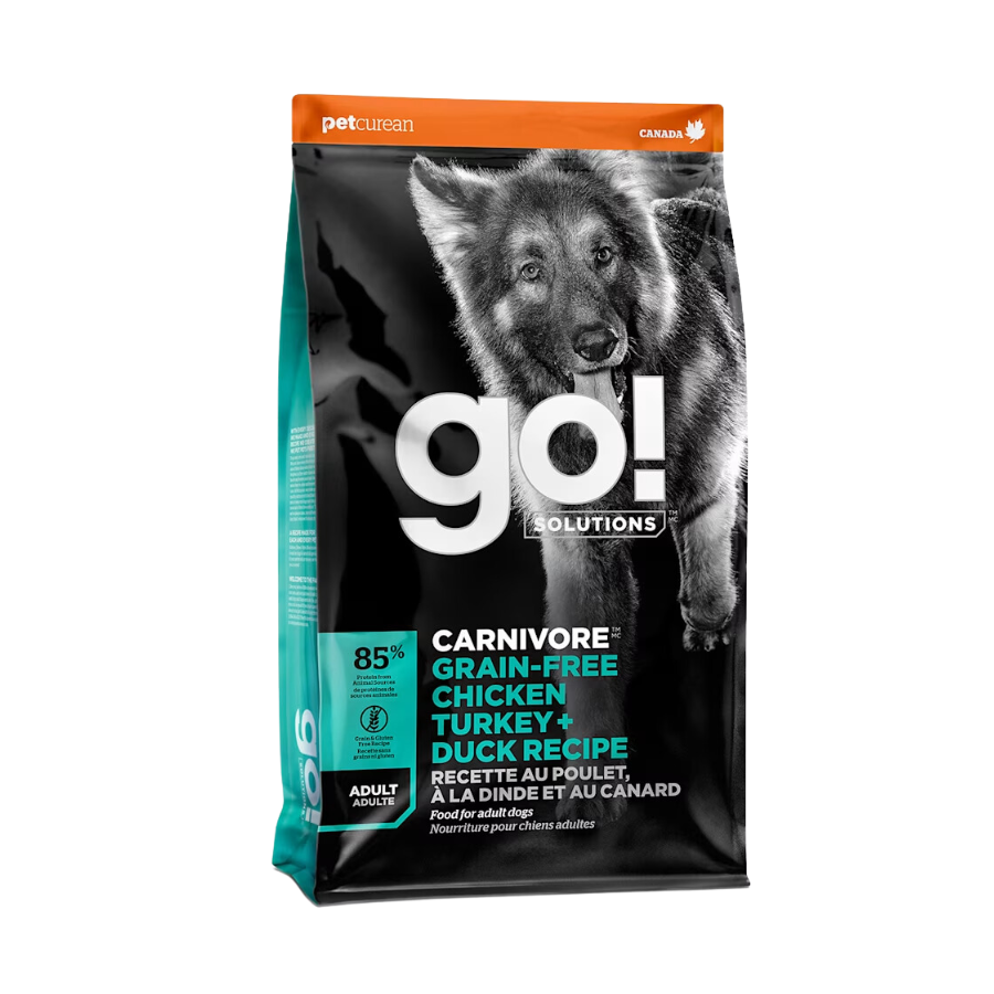 Go! Solutions Carnivore Grain-Free Chicken, Turkey and Duck