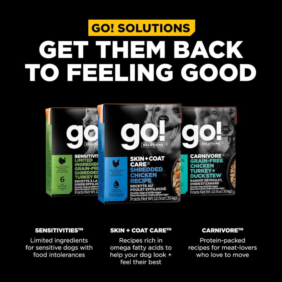 Go! Solutions Skin and Coat Shredded Chicken - 12.5 oz