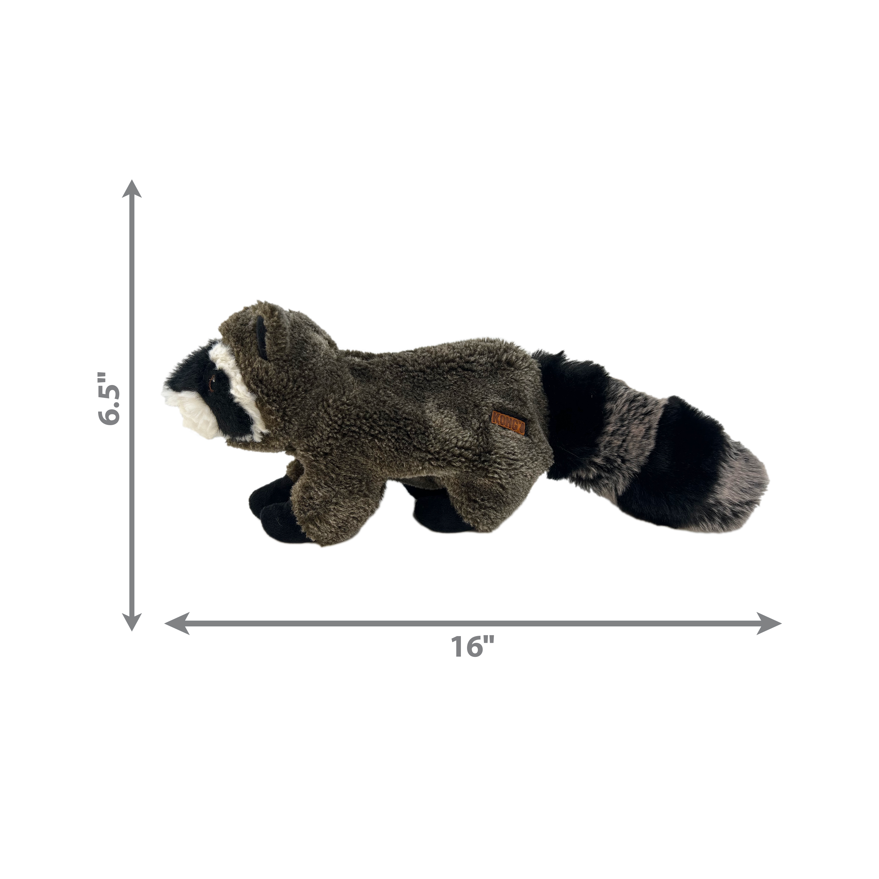 KONG Wild Low Stuff Racoon - Medium