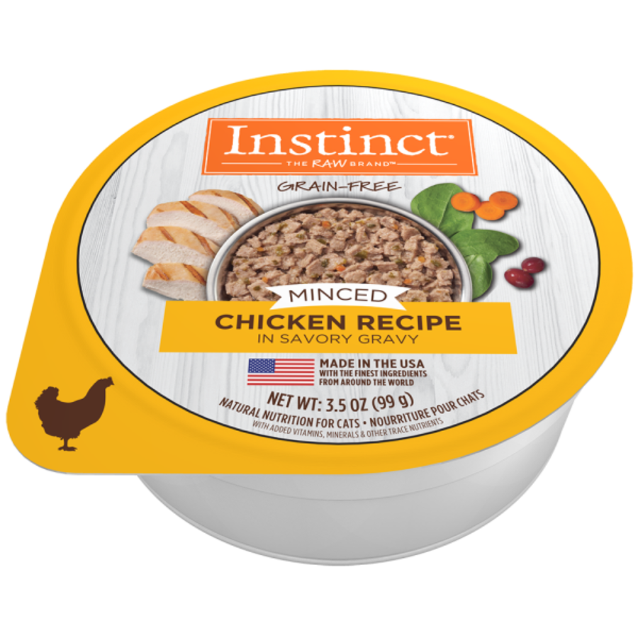 Instinct Grain-Free Minced Chicken for Cats