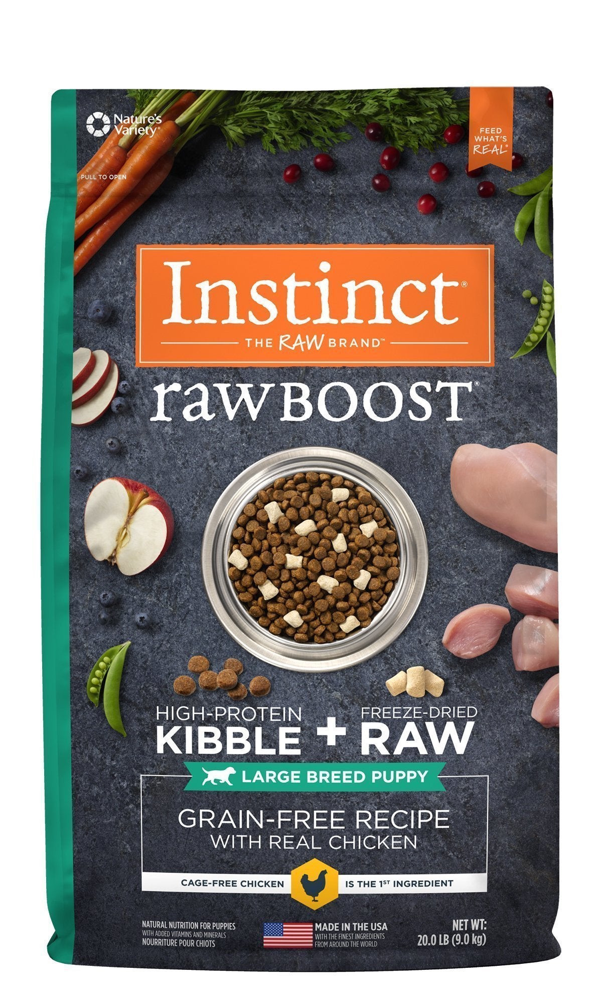 Instinct fashion large breed puppy food