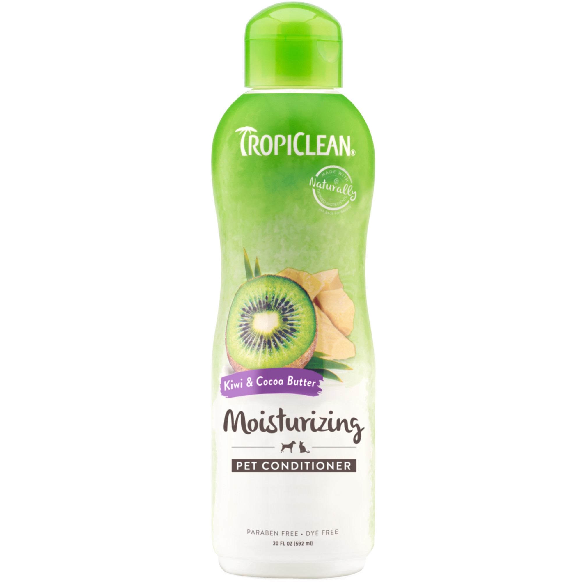 TropiClean Kiwi and Cocoa Butter Conditioner - 20 oz