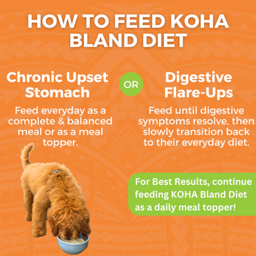 KOHA Bland Diet for Dogs Limited Ingredient Chicken and White Rice Recipe for Dogs - 12.5 oz