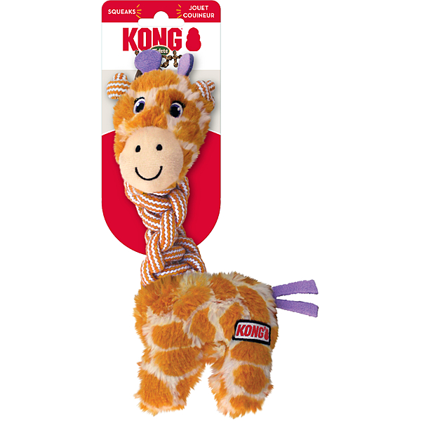 KONG Knots Twist Giraffe or Flamingo - Small/Medium