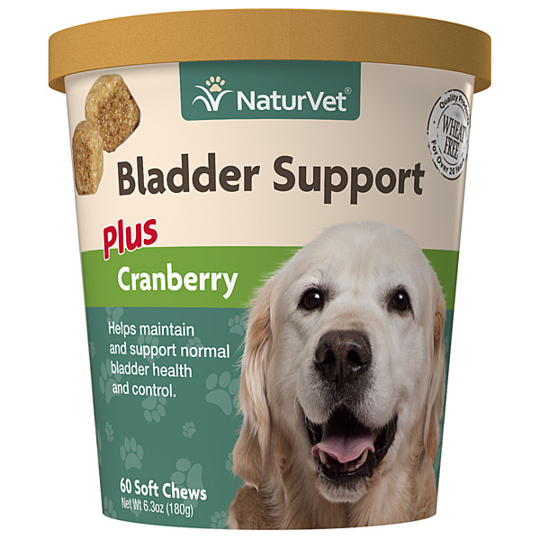 NaturVet Bladder Support Plus Cranberry - 60 Chews