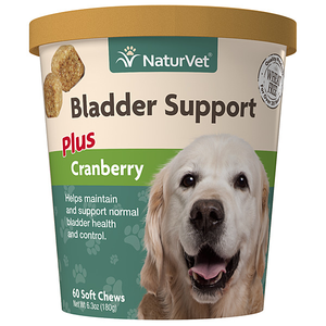 NaturVet Bladder Support Plus Cranberry - 60 Chews