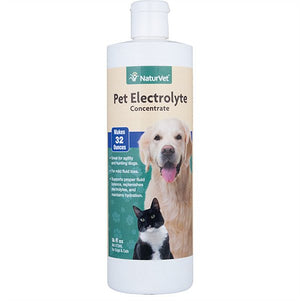 NaturVet Pet Electrolyte Concentrate for Dogs and Cats - 16 oz