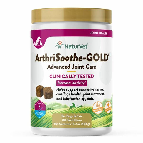 NaturVet Advanced Joint Care ArthriSoothe-GOLD Soft Chew - 180 Chews