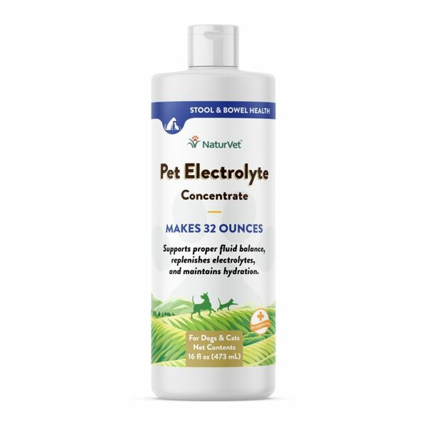 NaturVet Pet Electrolyte Concentrate for Dogs and Cats - 16 oz