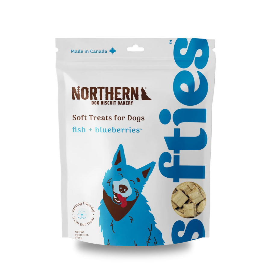 Northern Dog Biscuit Bakery Softies Fish and Blueberries - 6 oz