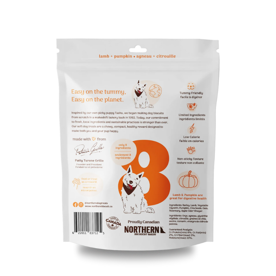 Northern Dog Biscuit Bakery Softies Lamb and Pumpkin - 6 oz