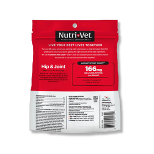 Nutri-Vet Hip and Joint Biscuits Dogs Regular Strength - 19.5 oz