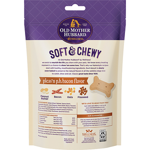 Old Mother Hubbard Soft and Tasty Peanut Butter and Bacon - 8 oz