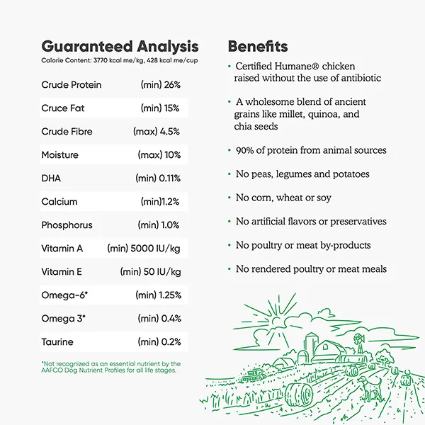 Open Farm Harvest Chicken and Ancient Grain - 22 lbs