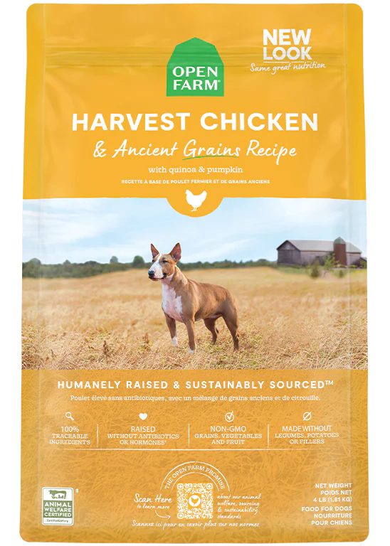 Open Farm Harvest Chicken and Ancient Grain - 22 lbs