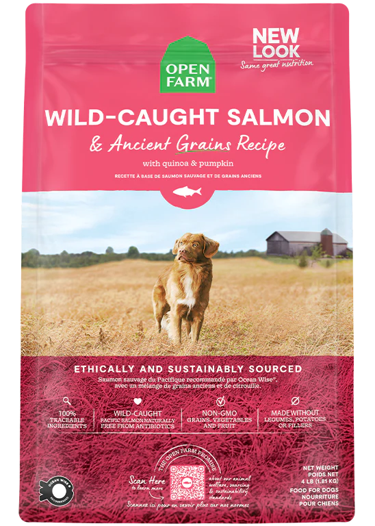 Open Farm Wild Salmon and Ancient Grain - 22 lbs