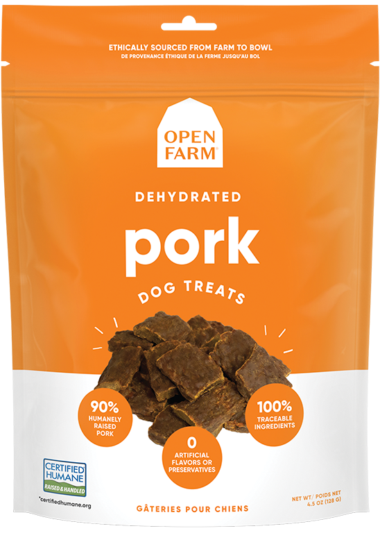 Open Farm Dog Dehydrated Pork Treats - 4.5 oz