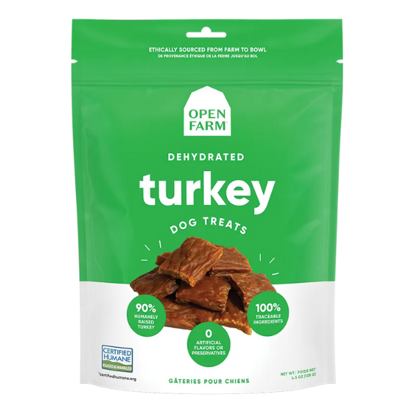 Open Farm Dog Dehydrated Turkey Treats - 4.5 oz