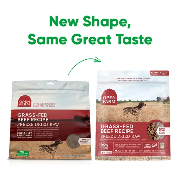 Open Farm Freeze Dried Raw Grass-Fed Beef