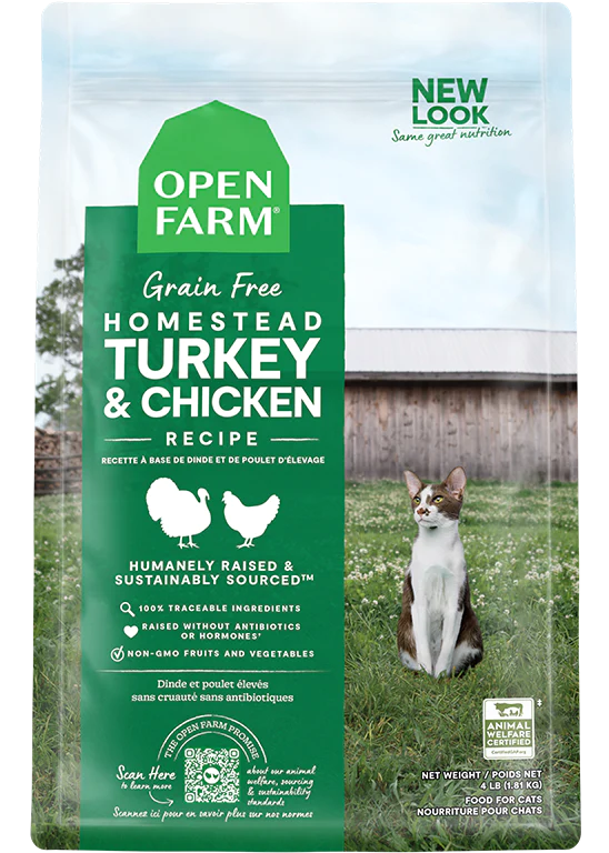 Open Farm Homestead Turkey and Chicken for Cats