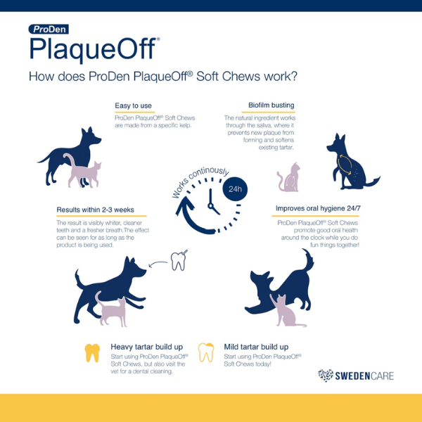 ProDen PlaqueOff Soft Chews for Small and Medium Dogs