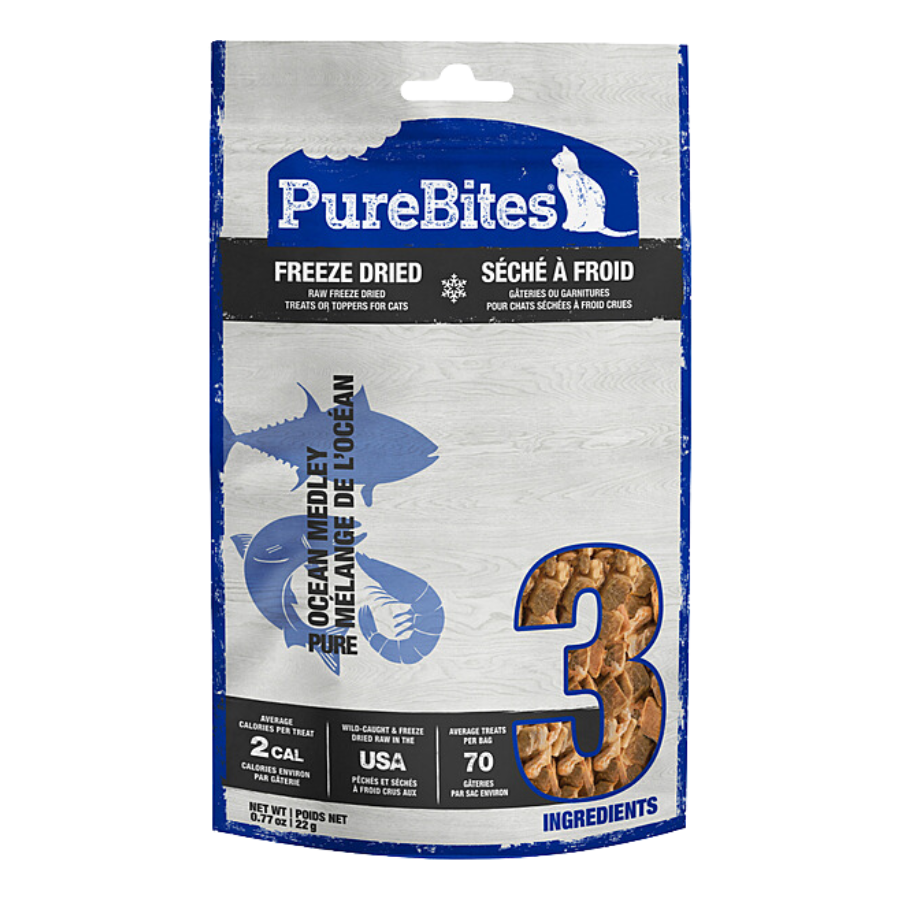 PureBites Freeze Dried Ocean Medley Cat Treats - 0.7 oz