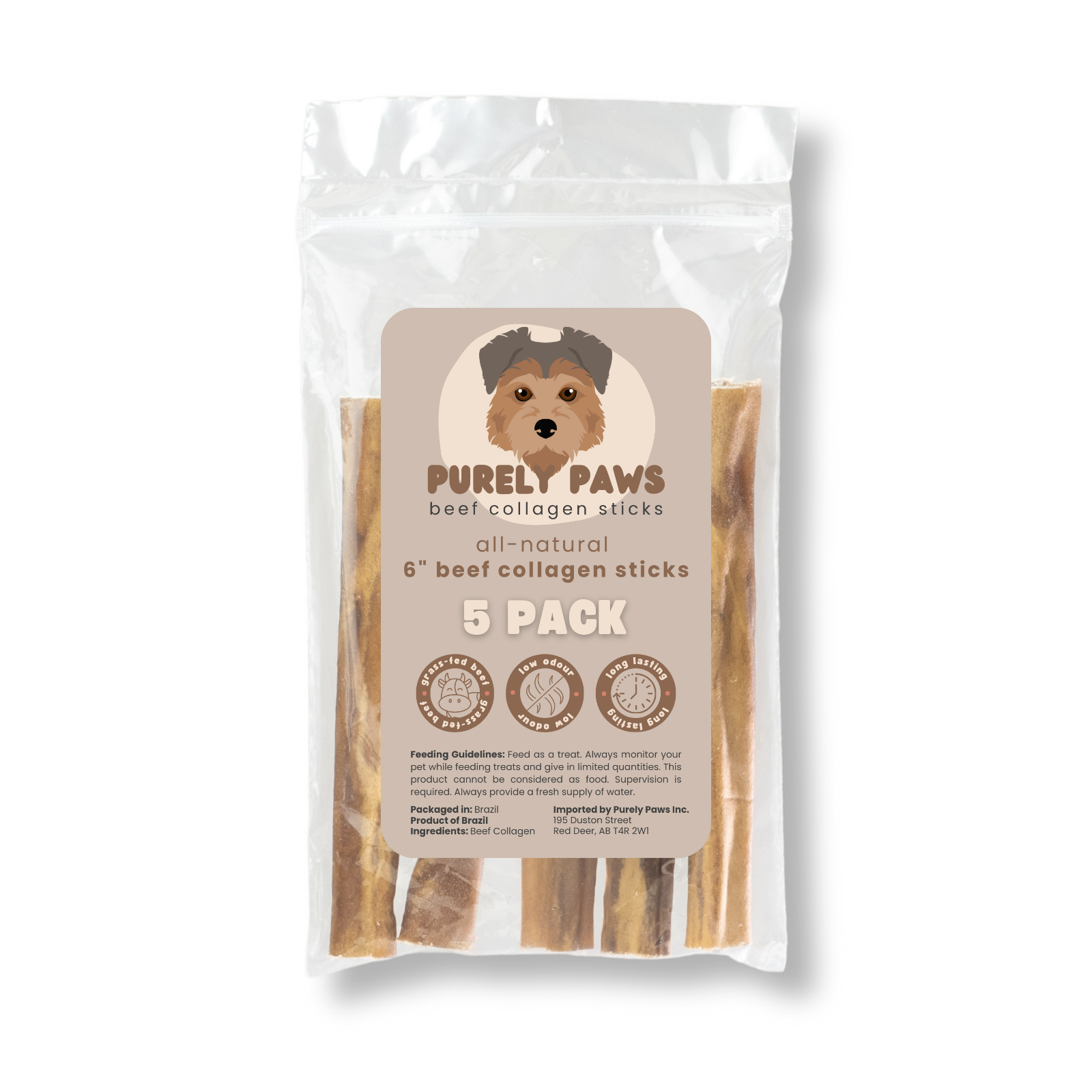 Purely Paws Collagen Sticks - 6"