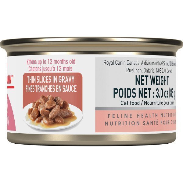 Royal Canin Kitten Thin Slices in Gravy Canned Cat Food