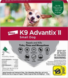 Elanco K9 Advantix II Small Dog Topical Flea and Tick Treatment - Under 4.5 kg