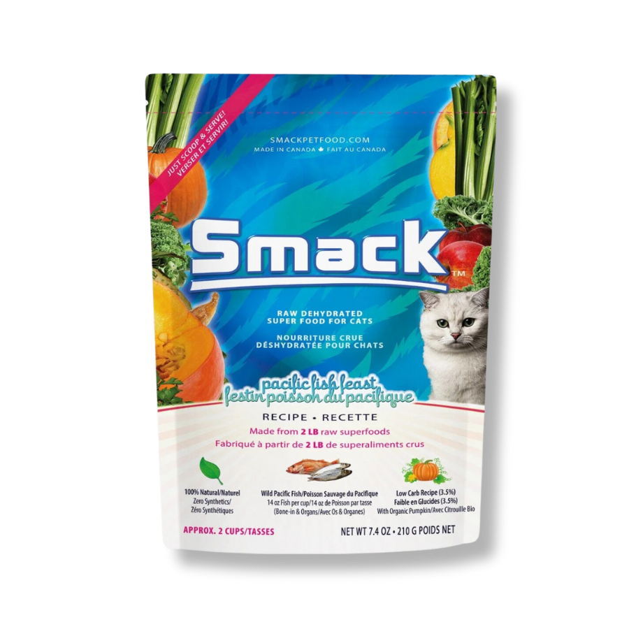 Smack Pacific Fish Feast Dehydrated Raw Cat Food - 7.4 oz