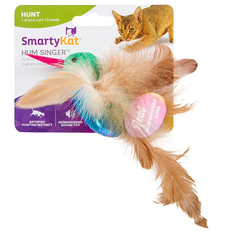 SmartyKat Hum Singer Electronic Sound Cat Toy