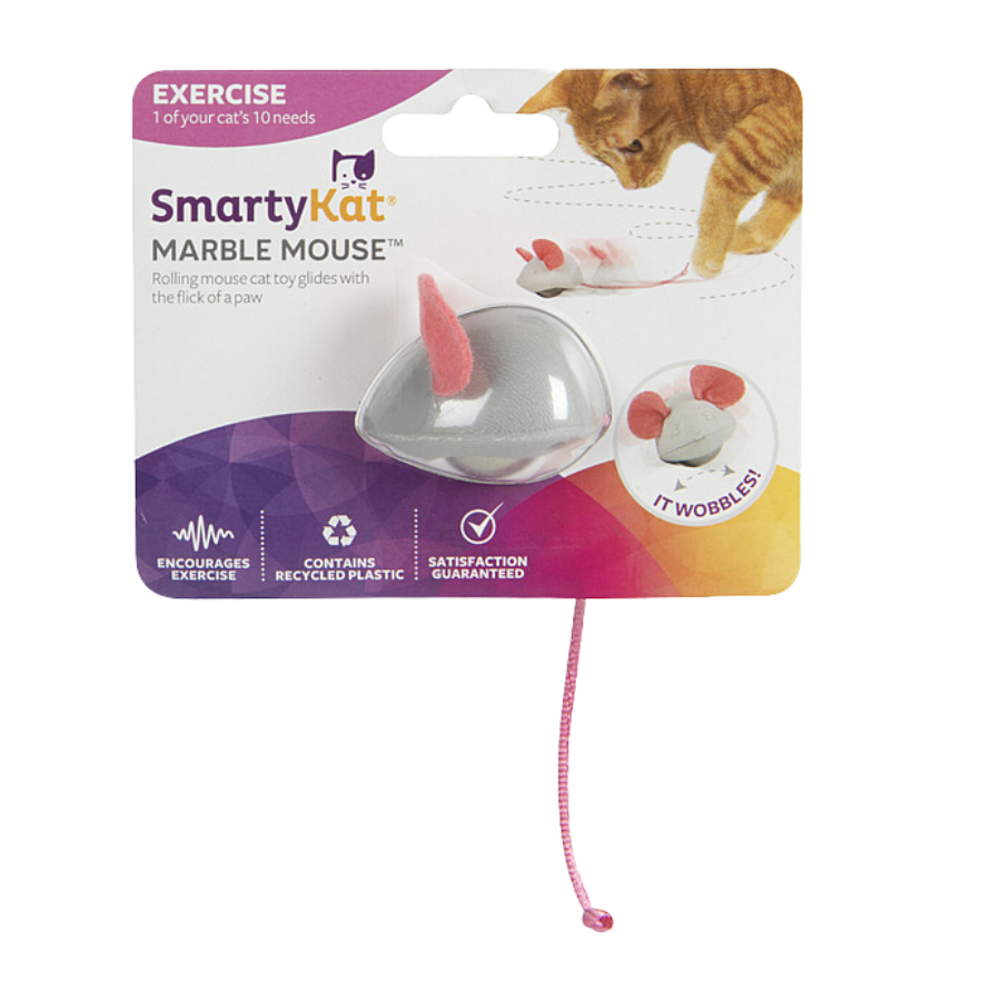 SmartyKat Marble Mouse Rolling Toy