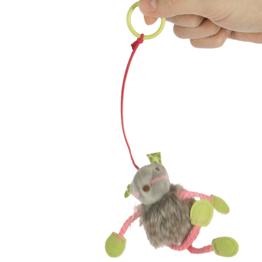 SmartyKat Bouncy Mouse Dangler Catnip Toy