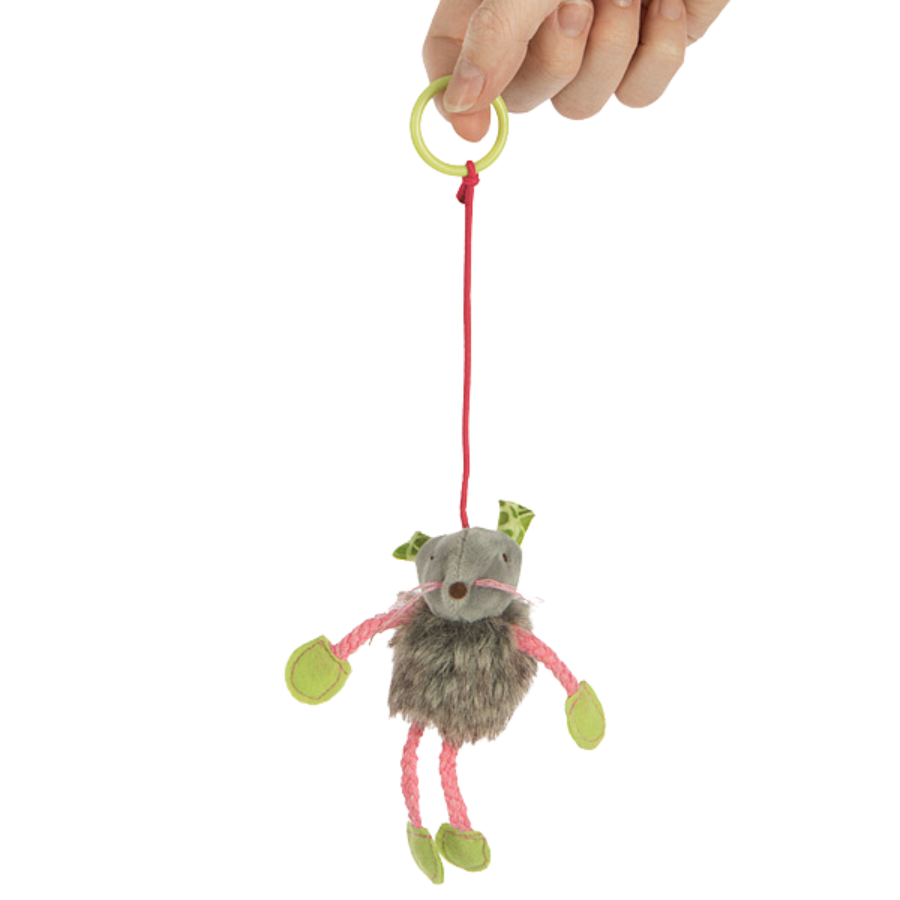 SmartyKat Bouncy Mouse Dangler Catnip Toy