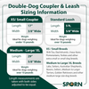 Sporn Double Dog Leash - Medium/Large