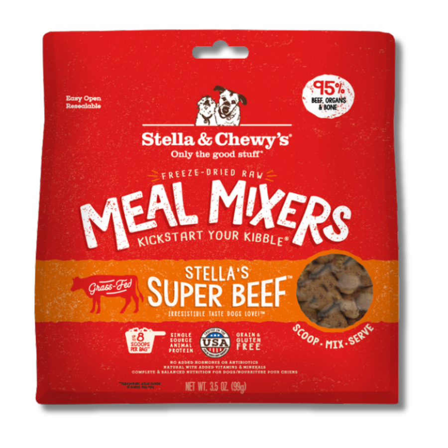 Stella and Chewy's Freeze-Dried Raw Meal Mixers Stella's Super Beef