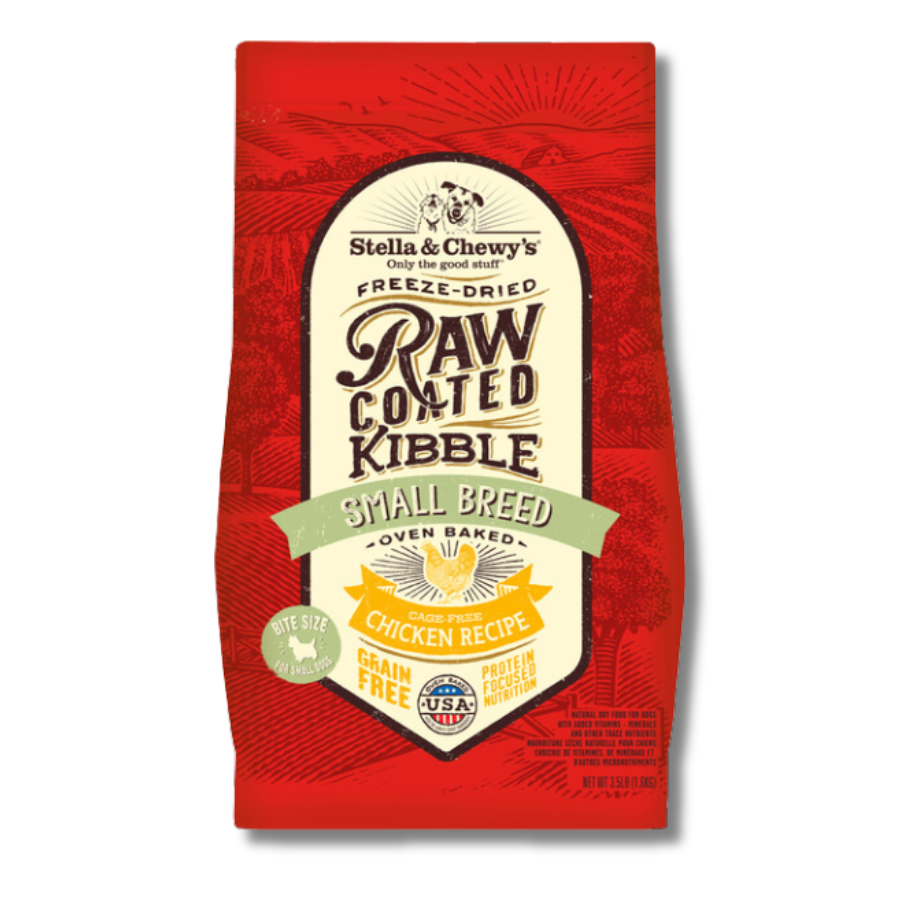 Stella and Chewy's Raw Coated Kibble Cage-Free Chicken Small Breed